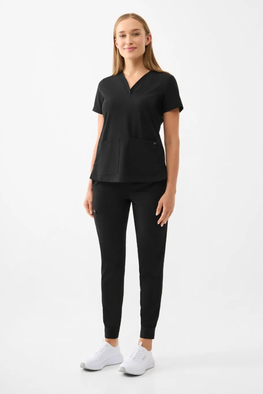 Uniformix Fizjoterapia|Bluzy-Bluza medyczna damska Healing Hands Quest HH751 BLAC