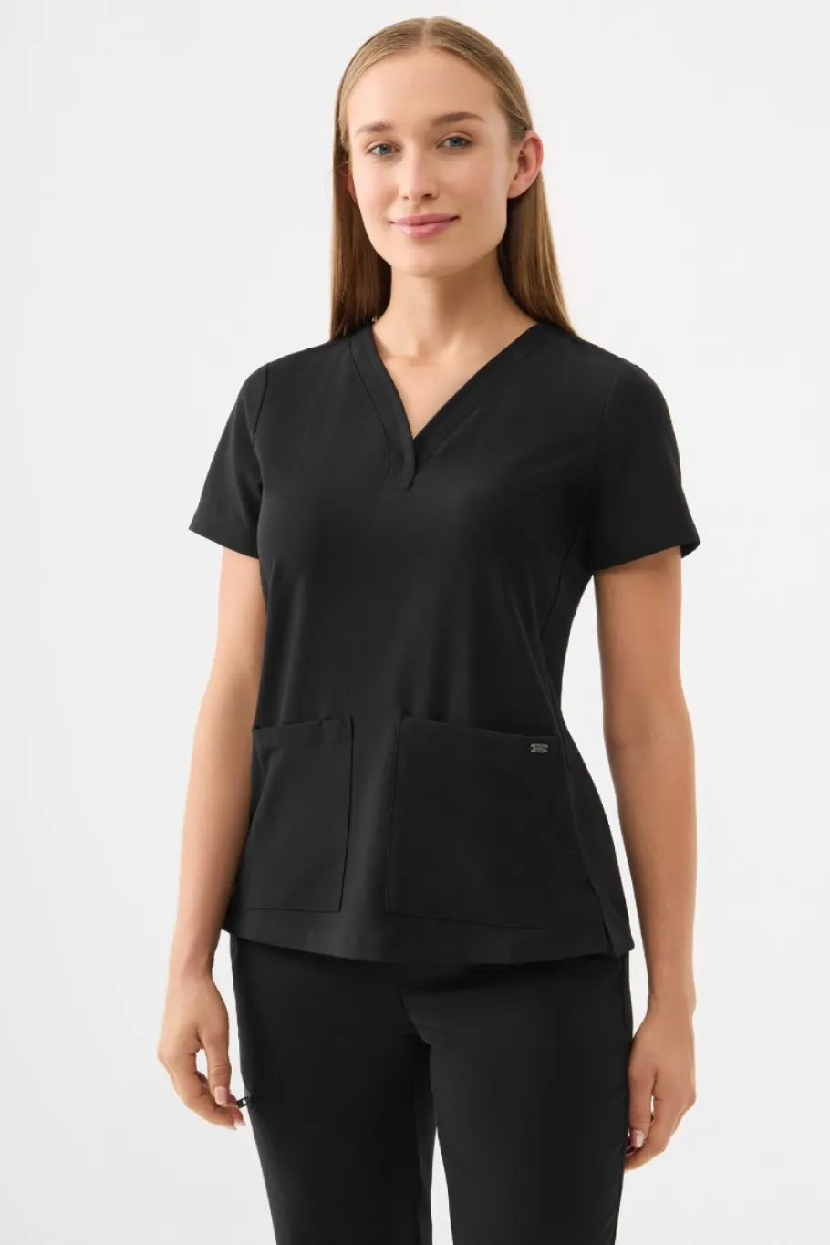 Uniformix Fizjoterapia|Bluzy-Bluza medyczna damska Healing Hands Quest HH751 BLAC