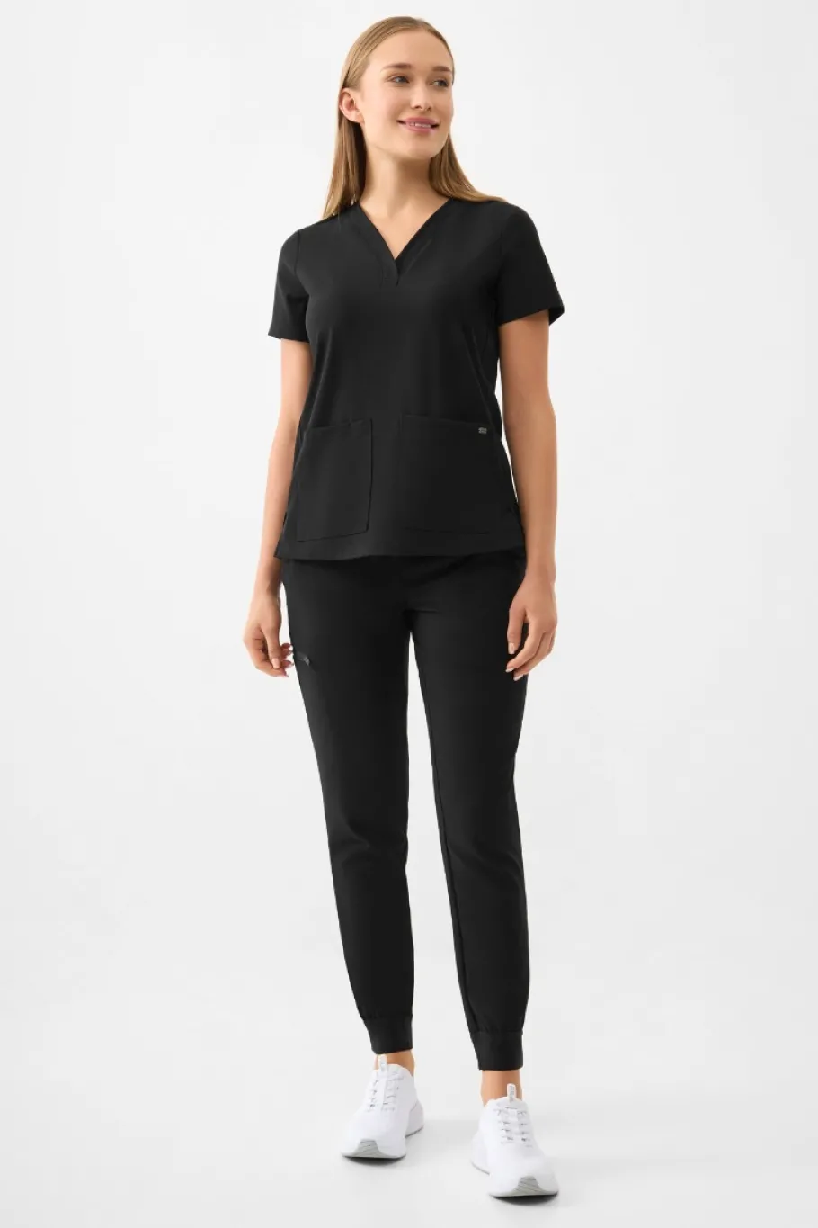 Uniformix Fizjoterapia|Bluzy-Bluza medyczna damska Healing Hands Quest HH751 BLAC