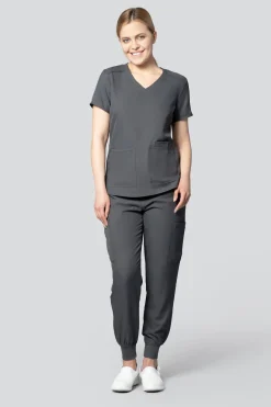 Uniformix Bluzy-Bluza medyczna damska Med Couture INSIGHT, 2411-PWTR