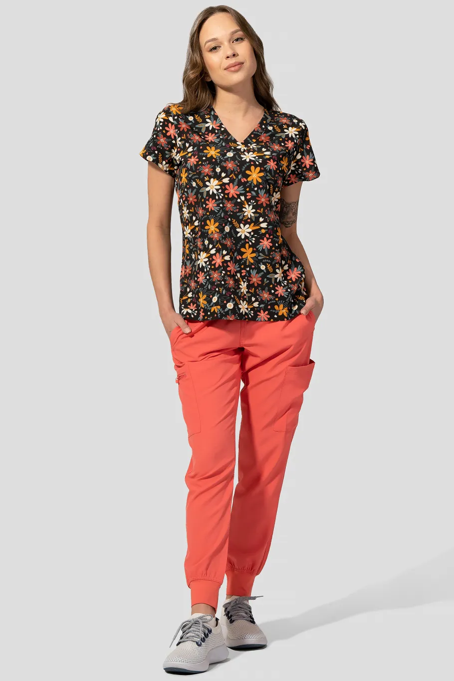 Uniformix Stomatologia|Pozostałe-Bluza medyczna damska Med Couture PRINT, 8564 HVFL