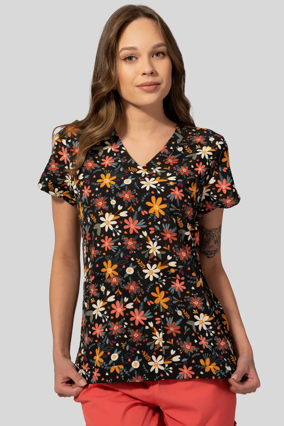 Uniformix Stomatologia|Pozostałe-Bluza medyczna damska Med Couture PRINT, 8564 HVFL
