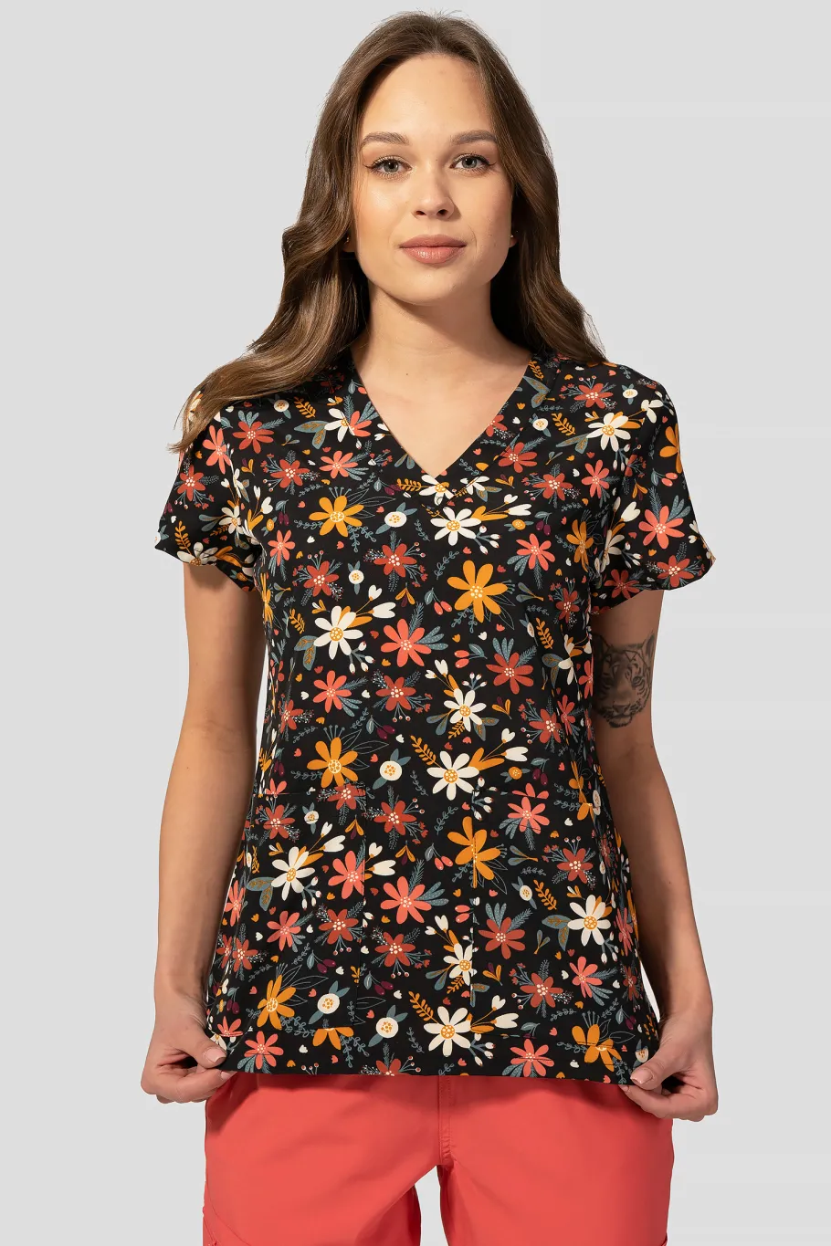 Uniformix Stomatologia|Pozostałe-Bluza medyczna damska Med Couture PRINT, 8564 HVFL