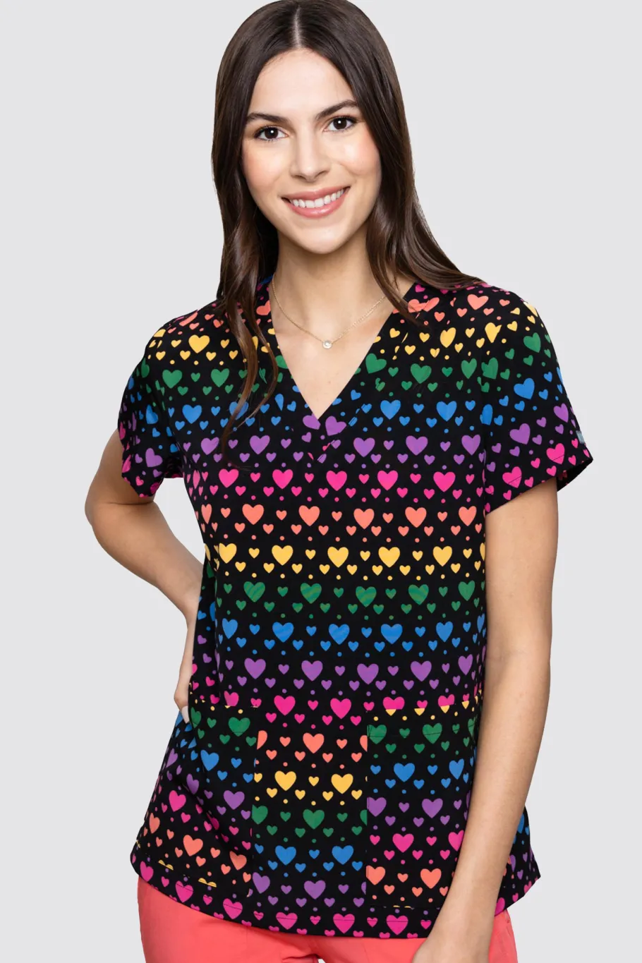 Uniformix Stomatologia|Pozostałe-Bluza medyczna damska Med Couture PRINT, 8564 RBHT