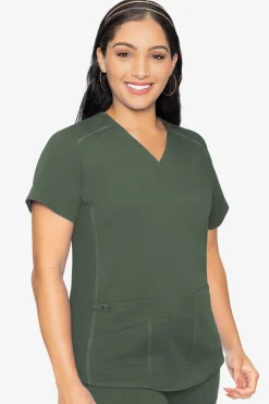 Uniformix Fizjoterapia|Bluzy-Bluza medyczna damska Med Couture Performance Touch, 7459-OLIV