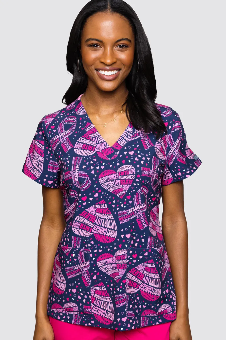Uniformix Stomatologia|Pozostałe-Bluza medyczna damska Med Couture PRINT, 8564 CCAW