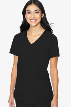 Uniformix Bluzy-Bluza medyczna damska Med Couture INSIGHT, 2411-BLAC