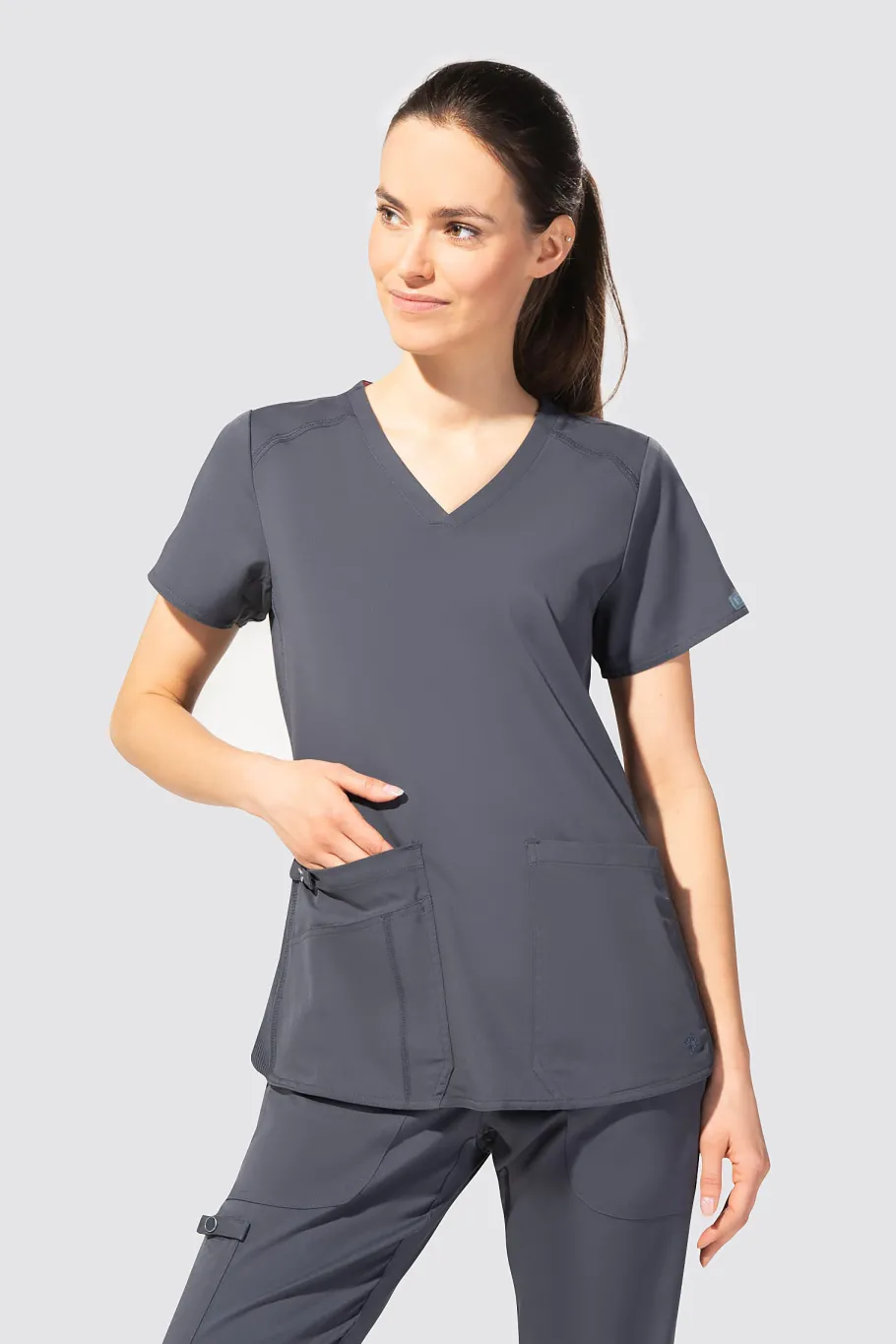 Uniformix Fizjoterapia|Bluzy-Bluza medyczna damska Med Couture Performance Touch, 7459-PWTR