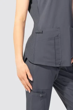Uniformix Fizjoterapia|Bluzy-Bluza medyczna damska Med Couture Performance Touch, 7459-PWTR