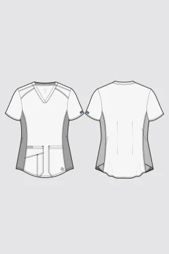 Uniformix Fizjoterapia|Bluzy-Bluza medyczna damska Med Couture Performance Touch, 7459-PWTR