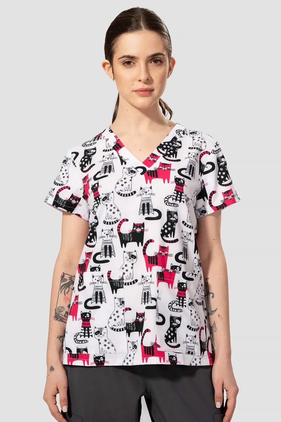 Uniformix Stomatologia|Pozostałe-Bluza medyczna damska Med Couture PRINT, 8564 CTTS