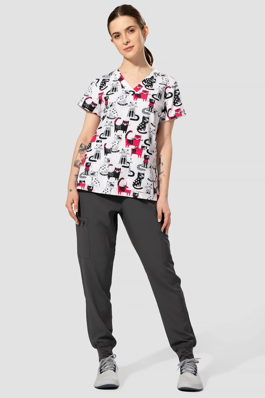 Uniformix Stomatologia|Pozostałe-Bluza medyczna damska Med Couture PRINT, 8564 CTTS
