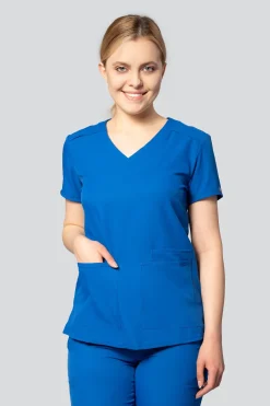 Uniformix Bluzy-Bluza medyczna damska Med Couture INSIGHT, 2411-ROYL