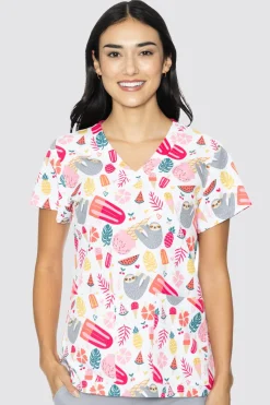 Uniformix Stomatologia|Pozostałe-Bluza medyczna damska Med Couture PRINT, 8564 SLPA
