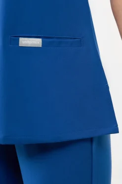 Uniformix Fizjoterapia|Kosmetologia-Bluza medyczna damska RayOn, 3000, Royal Blue
