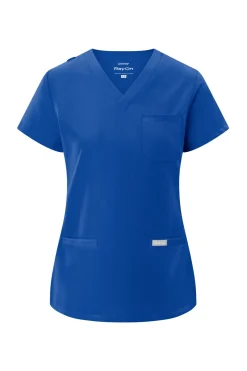 Uniformix Fizjoterapia|Kosmetologia-Bluza medyczna damska RayOn, 3000, Royal Blue