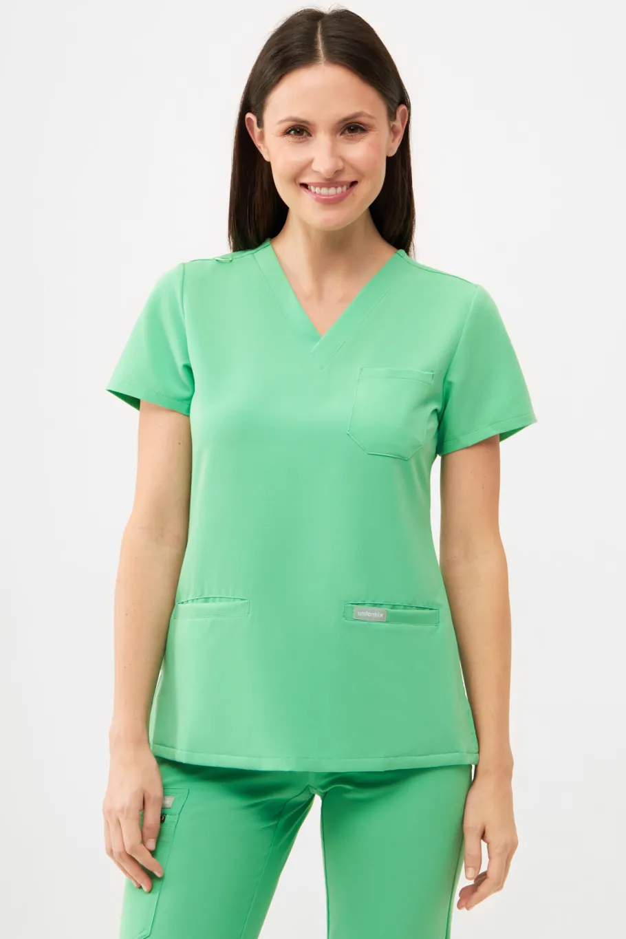 Uniformix Fizjoterapia|Kosmetologia-Bluza medyczna damska RayOn, 3000, Spring Bud