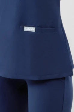 Uniformix Fizjoterapia|Kosmetologia-Bluza medyczna damska RayOn, 3000, Navy
