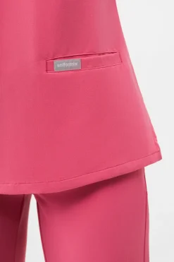 Uniformix Fizjoterapia|Kosmetologia-Bluza medyczna damska RayOn, 3000, Rust Red