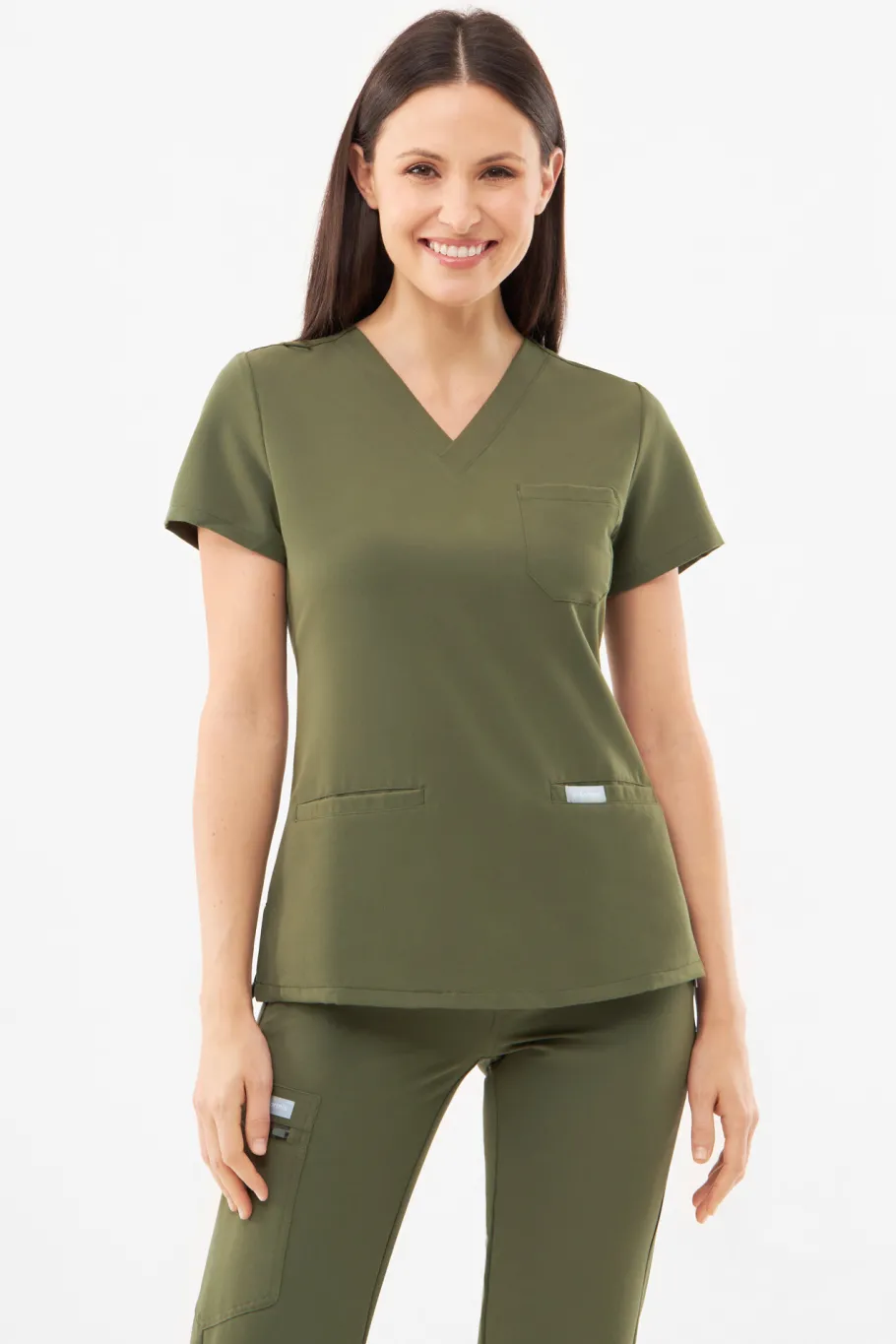 Uniformix Fizjoterapia|Kosmetologia-Bluza medyczna damska RayOn, 3000, Tea Leaf