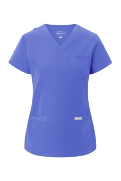 Uniformix Fizjoterapia|Kosmetologia-Bluza medyczna damska RayOn, 3000, Ceil Blue