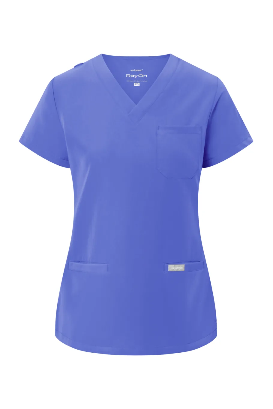 Uniformix Fizjoterapia|Kosmetologia-Bluza medyczna damska RayOn, 3000, Ceil Blue