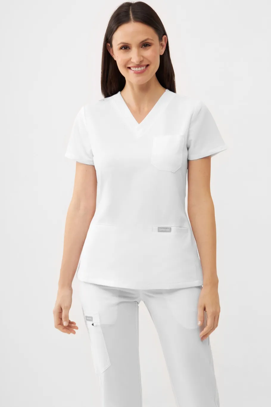 Uniformix Fizjoterapia|Kosmetologia-Bluza medyczna damska RayOn, 3000, White