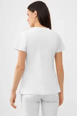 Uniformix Fizjoterapia|Kosmetologia-Bluza medyczna damska RayOn, 3000, White