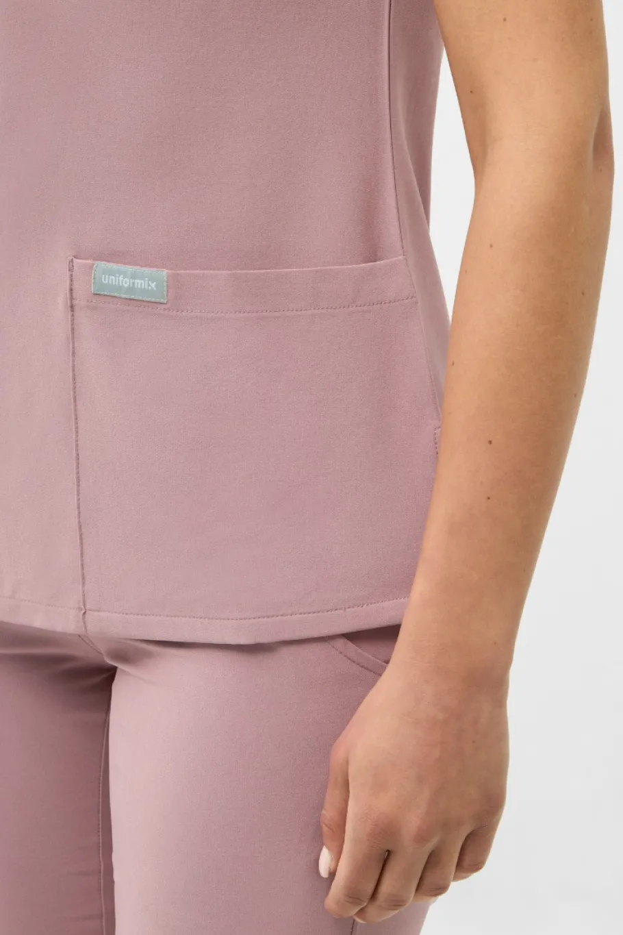 Uniformix Fizjoterapia|Kosmetologia-Bluza medyczna damska , Super Flex 4000, Bisque
