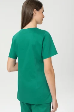 Uniformix Bluzy|Kosmetologia-Bluza medyczna damska, FLEX ZONE FZ1001B, zielony