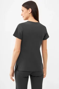 Uniformix Fizjoterapia|Kosmetologia-Bluza medyczna damska RayOn, 3000, Dark Grey