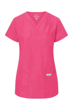 Uniformix Fizjoterapia|Kosmetologia-Bluza medyczna damska, TEAM T1000, Virtual Pink