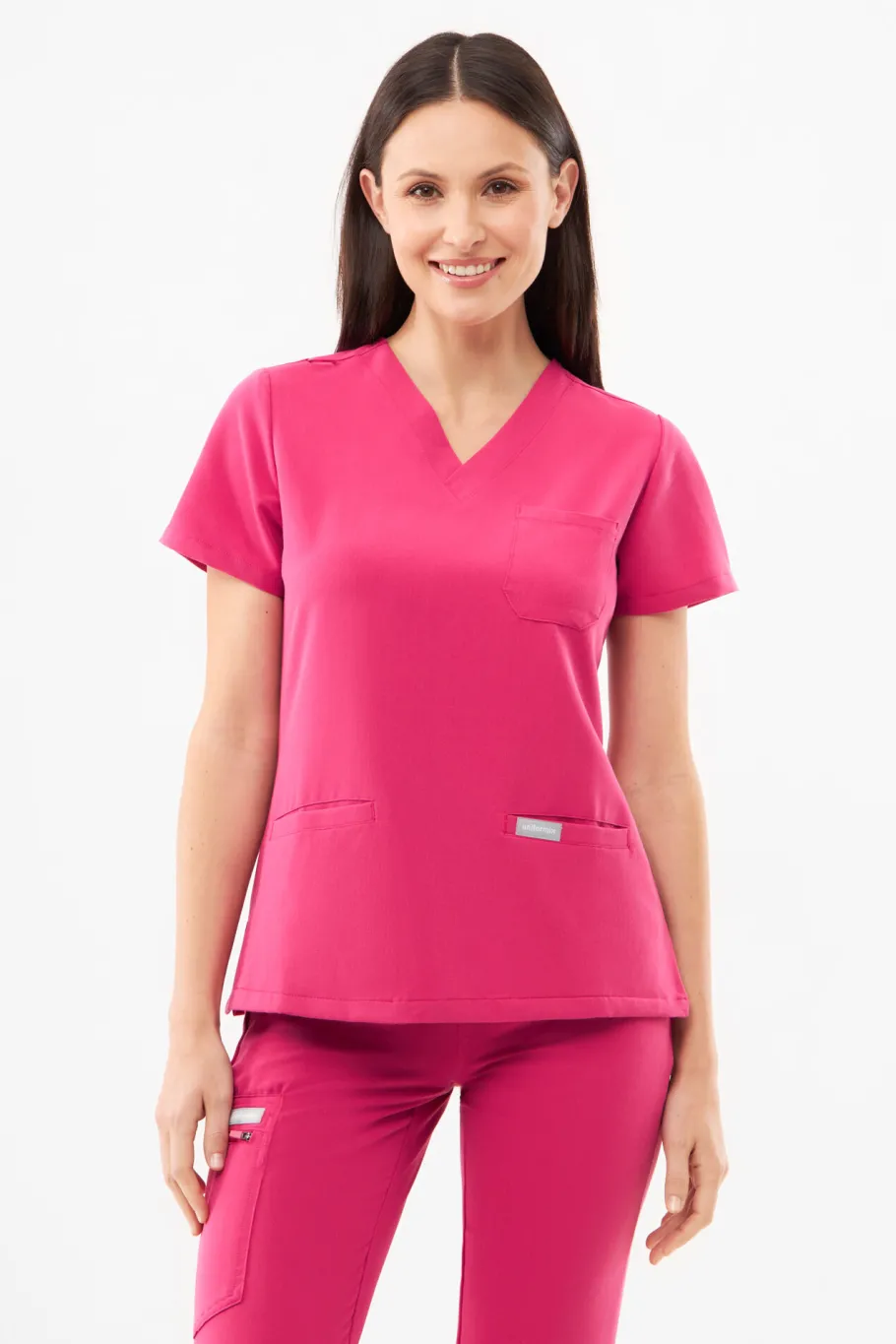 Uniformix Fizjoterapia|Kosmetologia-Bluza medyczna damska RayOn, 3000, Virtual Pink