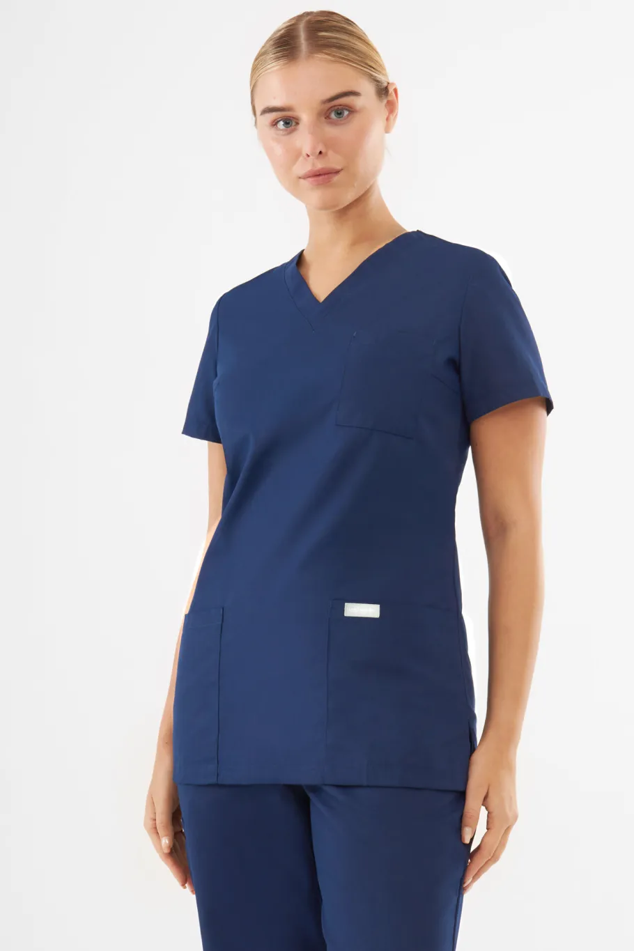 Uniformix Fizjoterapia|Kosmetologia-Bluza medyczna damska, TEAM T1000, Navy