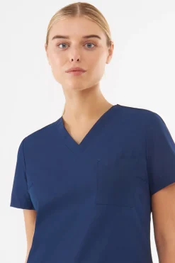 Uniformix Fizjoterapia|Kosmetologia-Bluza medyczna damska, TEAM T1000, Navy