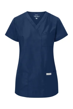 Uniformix Fizjoterapia|Kosmetologia-Bluza medyczna damska, TEAM T1000, Navy