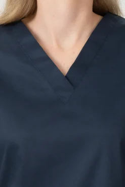Uniformix Kosmetologia|Stomatologia-Bluza medyczna damska, FLEX ZONE FZ1001B, granatowy
