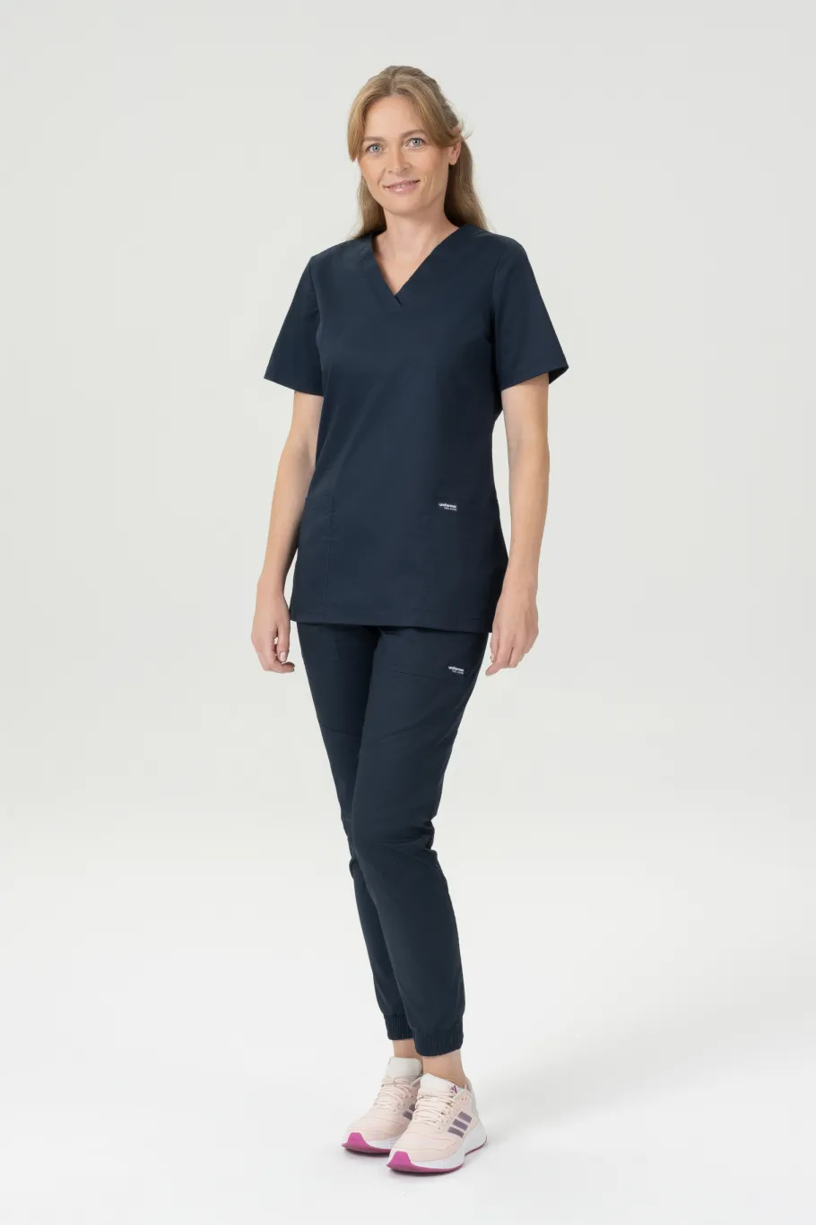 Uniformix Kosmetologia|Stomatologia-Bluza medyczna damska, FLEX ZONE FZ1001B, granatowy