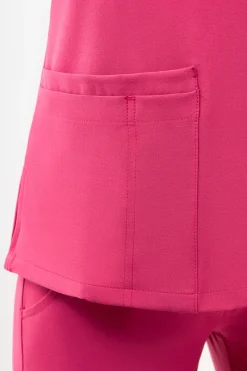 Uniformix Fizjoterapia|Kosmetologia-Bluza medyczna damska , Super Flex 4000-Virtual pink