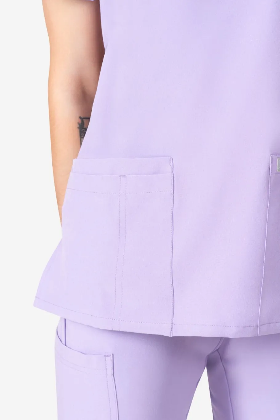 Uniformix Fizjoterapia|Kosmetologia-Bluza medyczna damska , Super Flex 4000-Purple