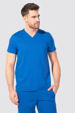 Uniformix Bluzy-Bluza medyczna męska Med Couture RothWear, 7477-ROYL