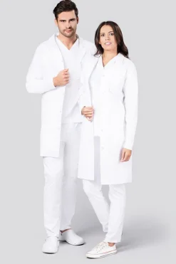Uniformix Kosmetologia|Stomatologia-Fartuch damski laboratoryjny, 100% bawełna
