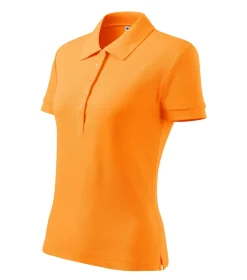 Uniformix Pozostałe-Koszulka polo damska, Malfini Cotton Heavy, mandarynkowy, MA216