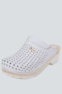 Uniformix Obuwie-Obuwie Medyczne Buxa Drewniaki Supercomfort, model FPU11, kolor biały