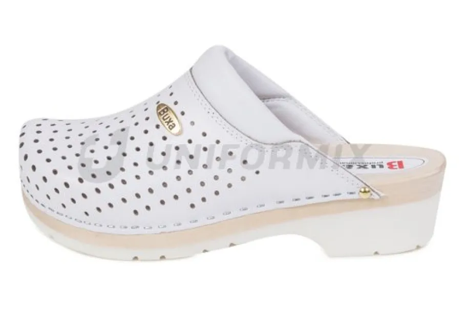 Uniformix Obuwie-Obuwie Medyczne Buxa Drewniaki Supercomfort, model FPU11, kolor biały