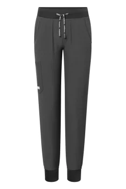 Uniformix Fizjoterapia|Kosmetologia-Spodnie medyczne damskie Super Flex, 4020-Dark Grey