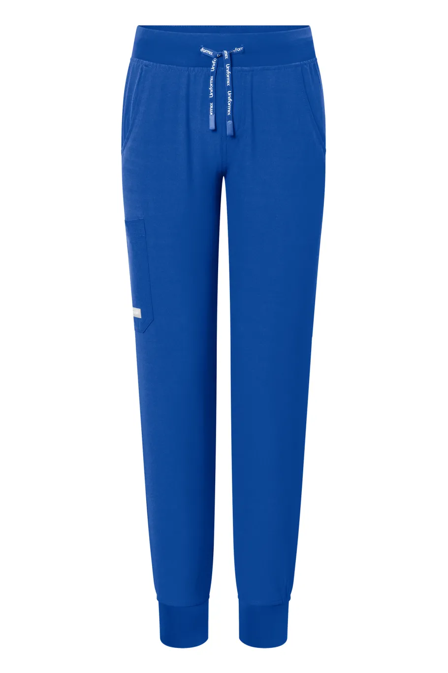Uniformix Fizjoterapia|Kosmetologia-Spodnie medyczne damskie Super Flex, 4020-Royal Blue