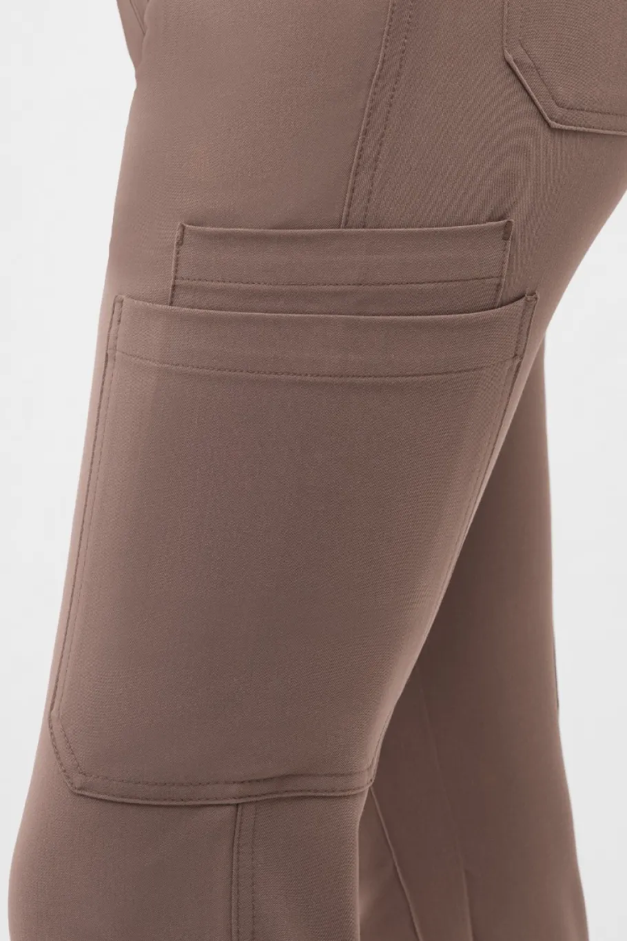 Uniformix Fizjoterapia|Kosmetologia-Spodnie medyczne damskie RayOn, 3030 Root Brown