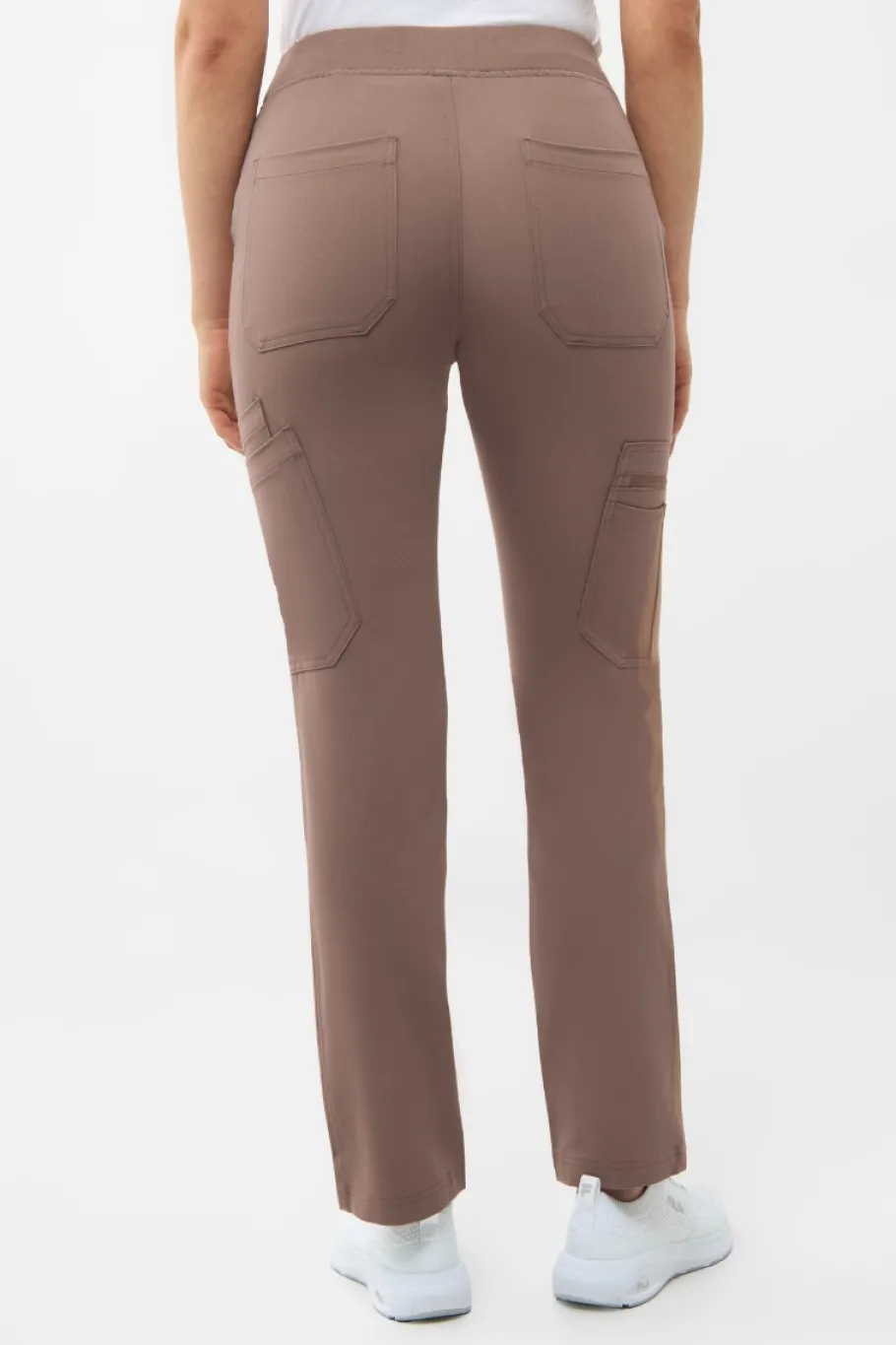 Uniformix Fizjoterapia|Kosmetologia-Spodnie medyczne damskie RayOn, 3030 Root Brown