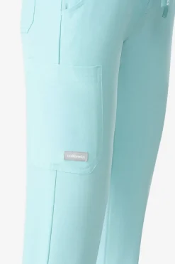Uniformix Fizjoterapia|Kosmetologia-Spodnie medyczne damskie Super Flex, 4020, Medical Green